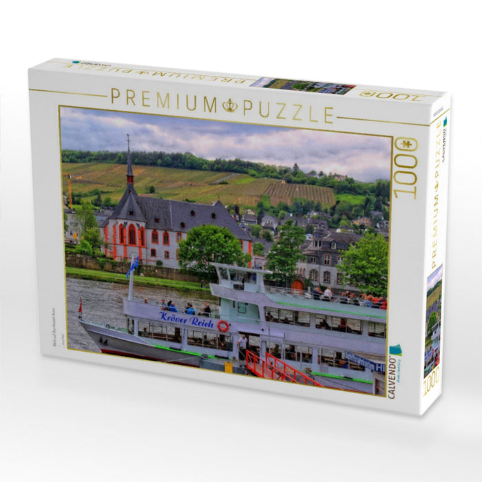 Blick auf Bernkastel-Kues - CALVENDO Foto-Puzzle'