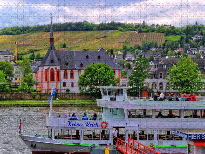 Blick auf Bernkastel-Kues - CALVENDO Foto-Puzzle'