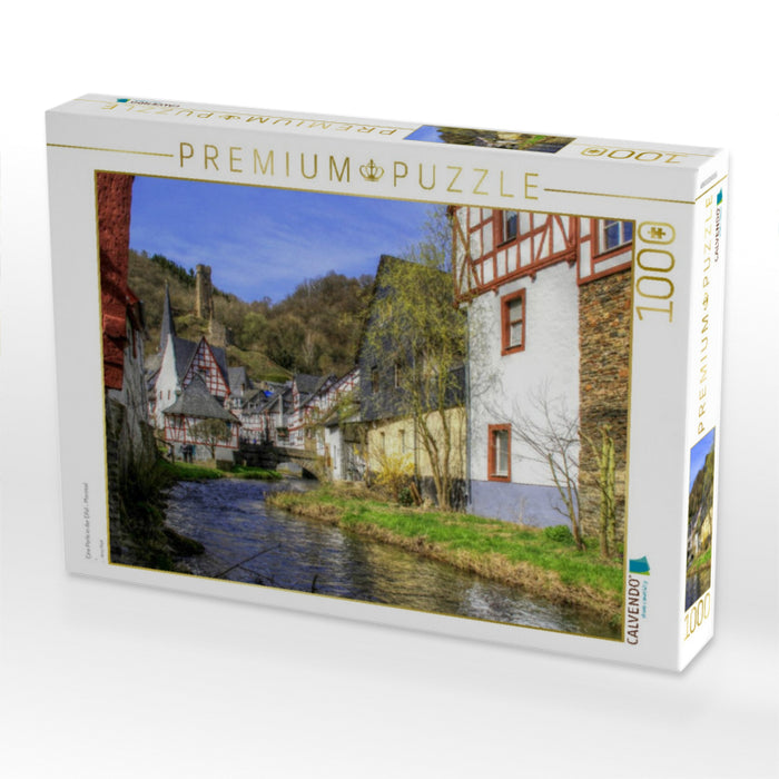 Eine Perle in der Eifel - Monreal - CALVENDO Foto-Puzzle'