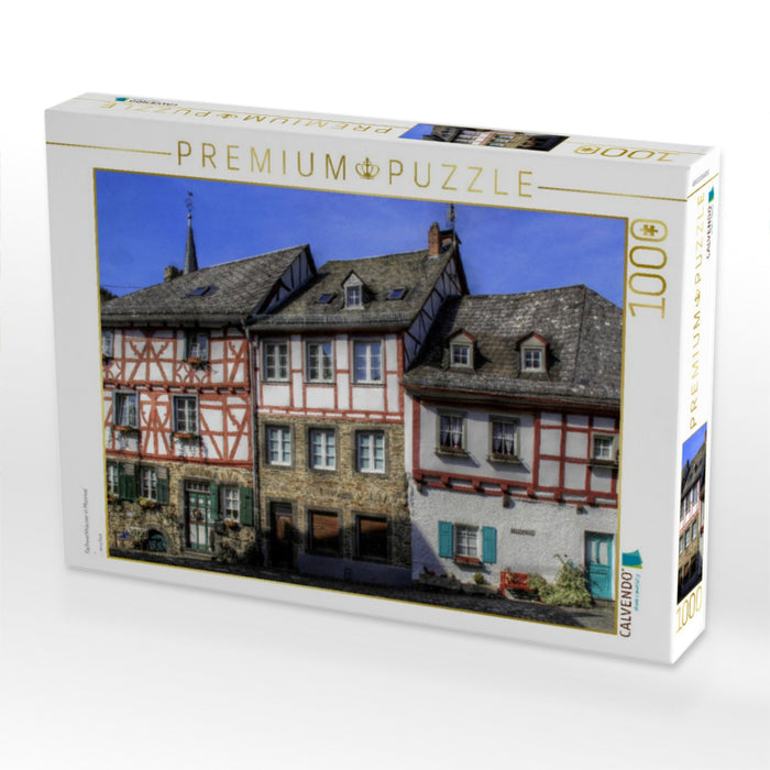 Fachwerkhäuser in Monreal - CALVENDO Foto-Puzzle'