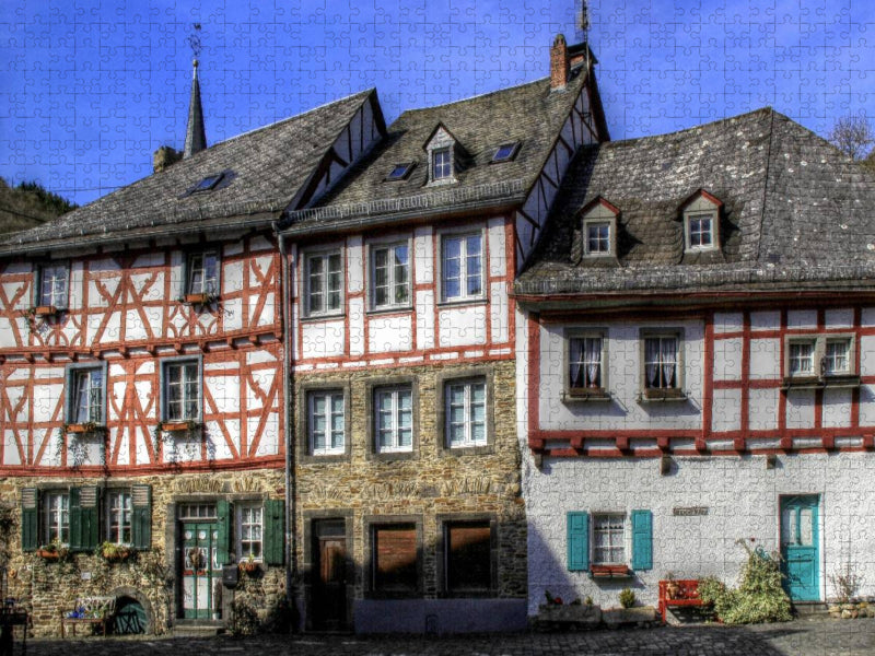 Fachwerkhäuser in Monreal - CALVENDO Foto-Puzzle'