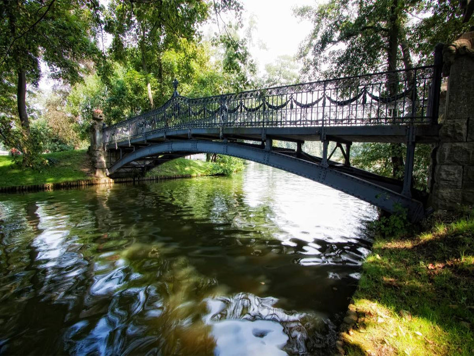 Mirow - Brücke zur Liebesinsel - CALVENDO Foto-Puzzle'