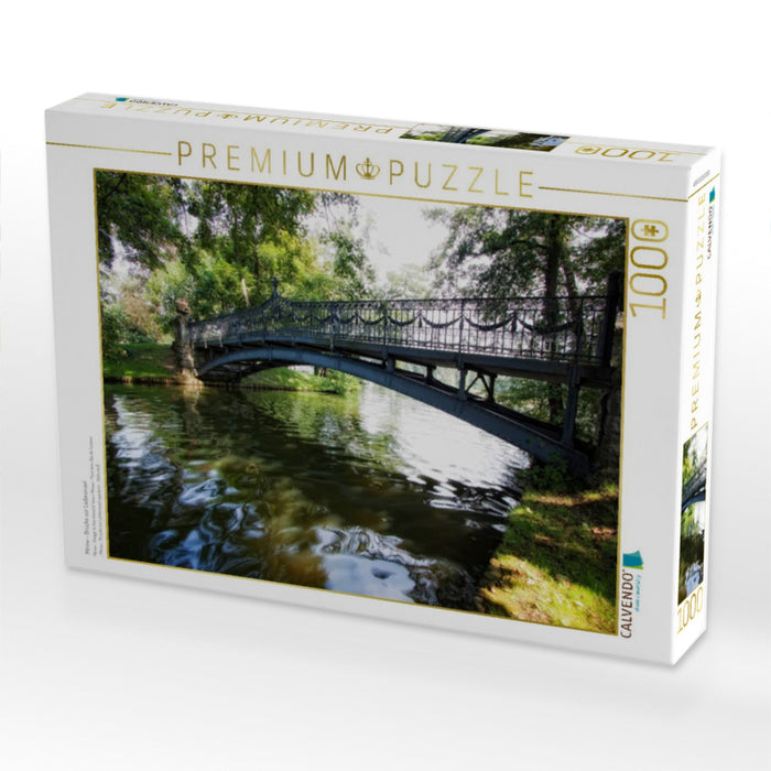 Mirow - Brücke zur Liebesinsel - CALVENDO Foto-Puzzle'