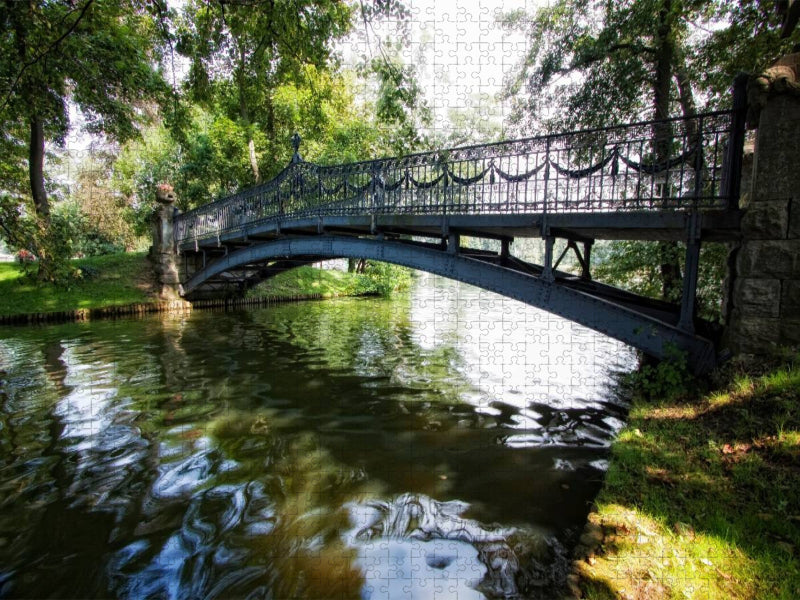 Mirow - Brücke zur Liebesinsel - CALVENDO Foto-Puzzle'