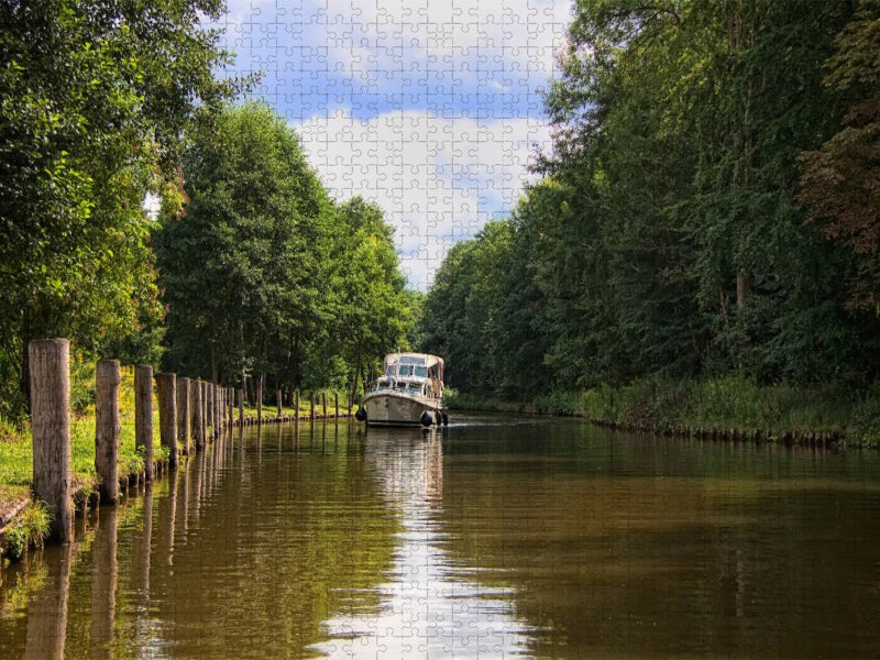 Müritz-Havel-Kanal - CALVENDO Foto-Puzzle'
