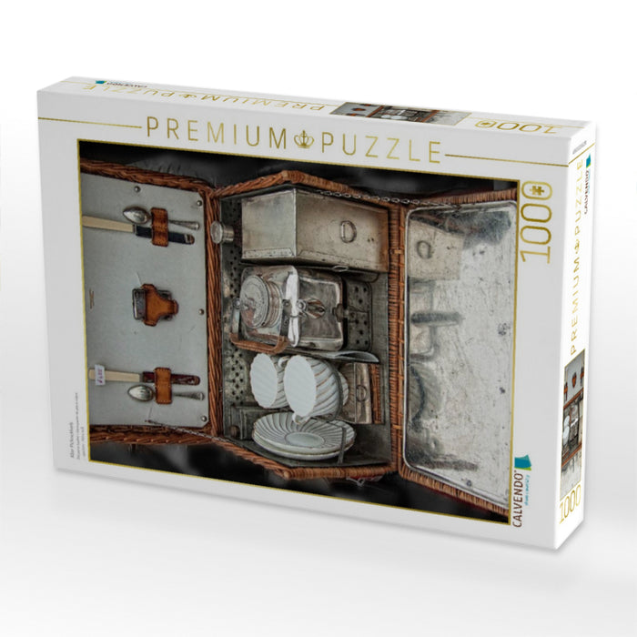 Alter Picknickkorb - CALVENDO Foto-Puzzle'