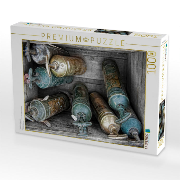Alte Druckflaschen - CALVENDO Foto-Puzzle'