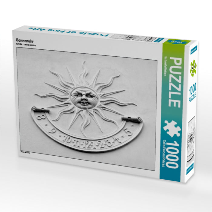 Sonnenuhr 1000 Teile Puzzle quer - CALVENDO Foto-Puzzle'