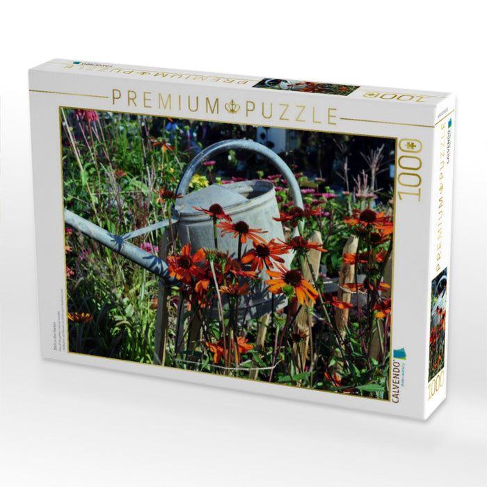 Blick in den Garten - CALVENDO Foto-Puzzle'