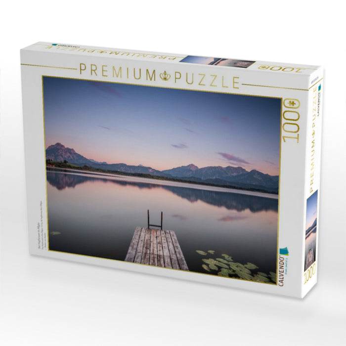 Der Hopfensee im Allgäu - CALVENDO Foto-Puzzle'