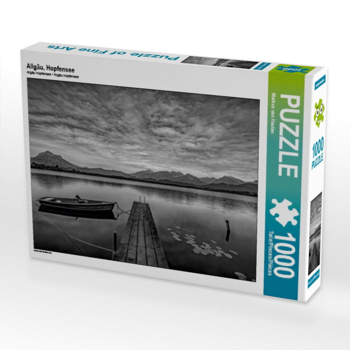 Allgäu, Hopfensee - Puzzle photo CALVENDO 