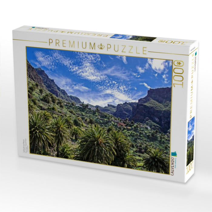 Schlucht von Masca - CALVENDO Foto-Puzzle'