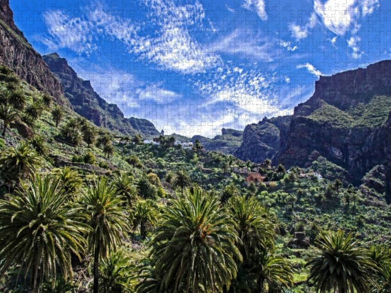 Schlucht von Masca - CALVENDO Foto-Puzzle'