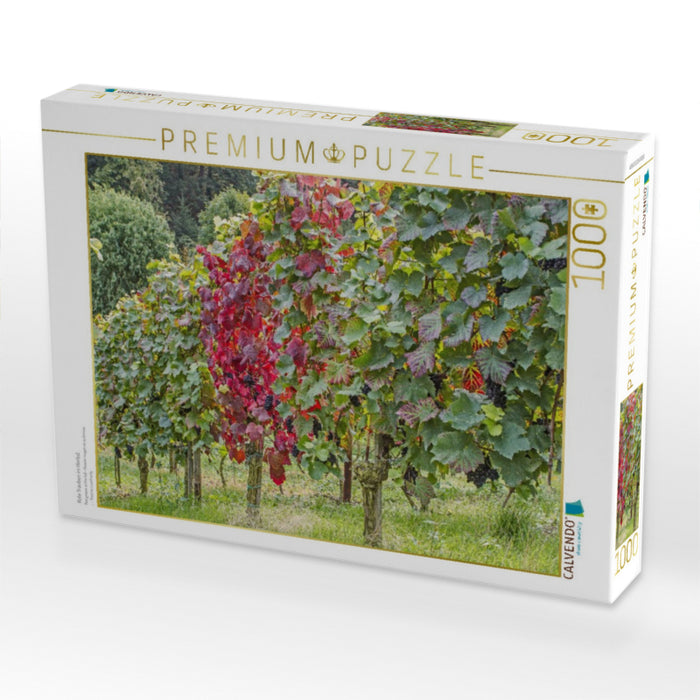 Rote Trauben im Herbst - CALVENDO Foto-Puzzle'
