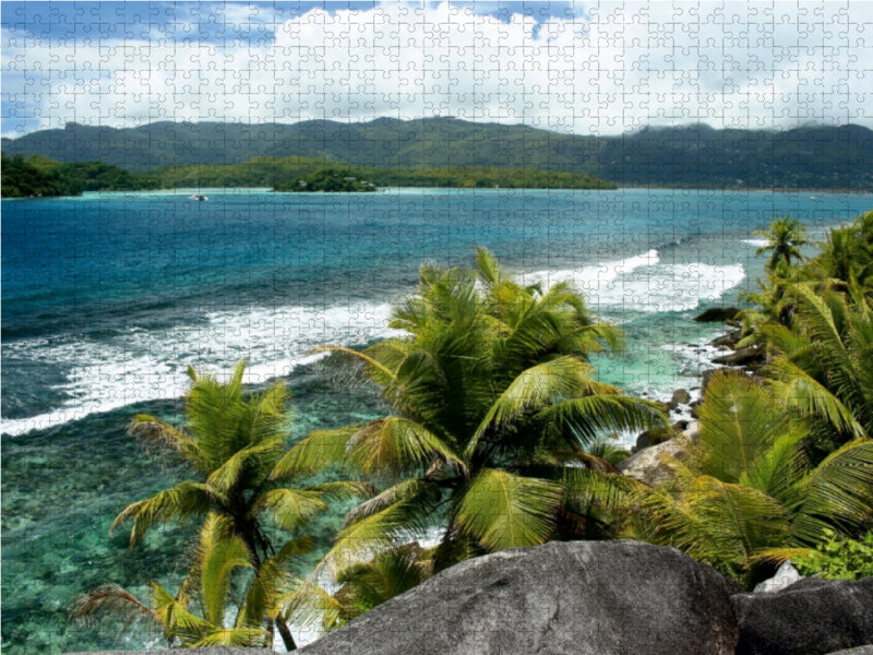 Ein Motiv aus dem Kalender Naturparadies Seychellen - Juwelen im Indischen Ozean 1000 Teile Puzzle quer - CALVENDO Foto-Puzzle'
