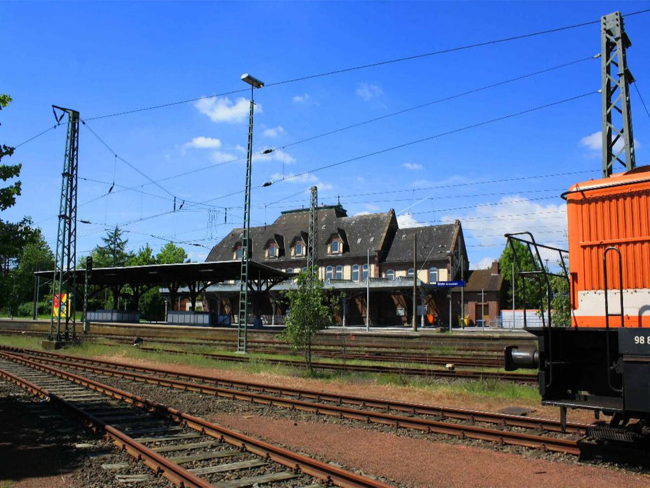 Bahnhof Brake - CALVENDO Foto-Puzzle'