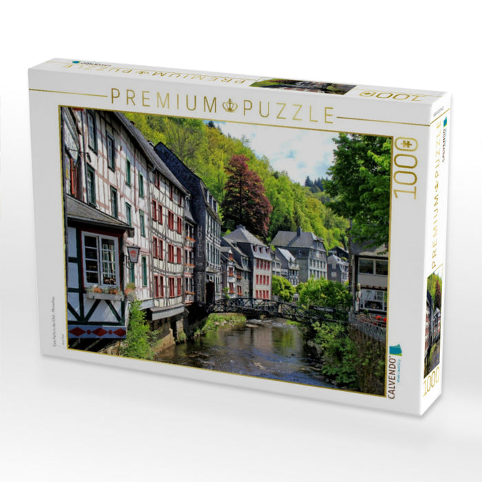 Eine Perle in der Eifel - Monschau - CALVENDO Foto-Puzzle'