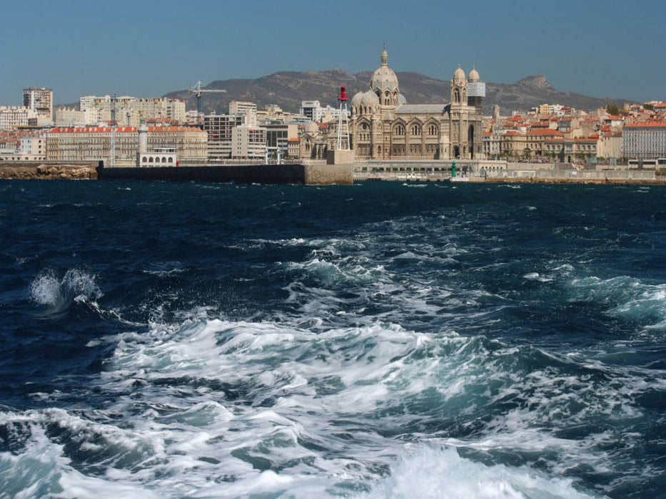 Blick auf MARSEILLE - CALVENDO Foto-Puzzle'