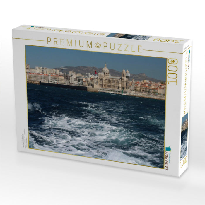 Blick auf MARSEILLE - CALVENDO Foto-Puzzle'