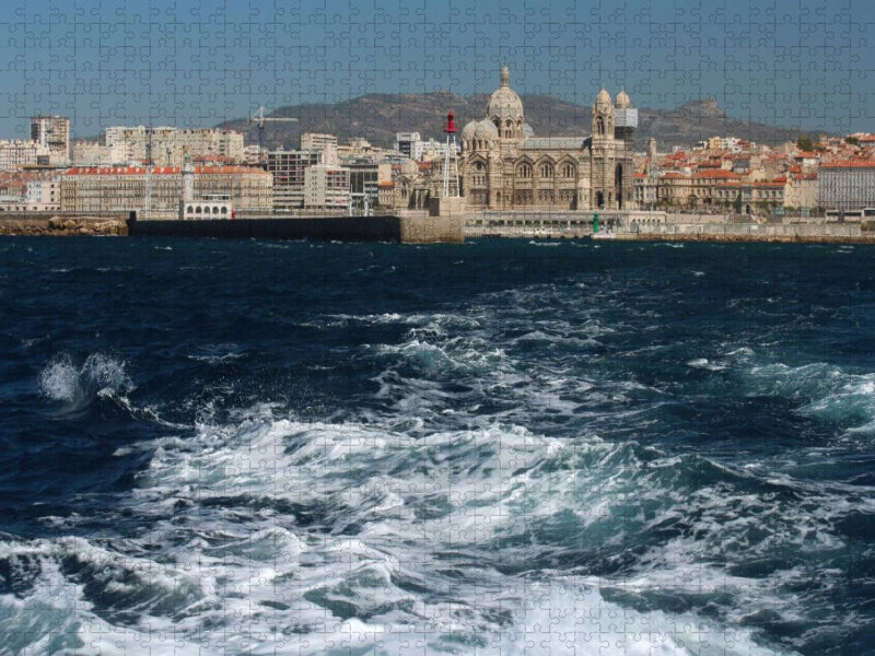 Blick auf MARSEILLE - CALVENDO Foto-Puzzle'