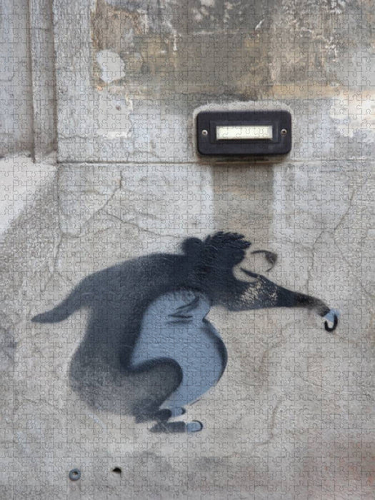 Ein Motiv aus dem Kalender STENCIL ART 2017 - Schablonen Graffiti an Häuserfassaden / Planer - CALVENDO Foto-Puzzle'