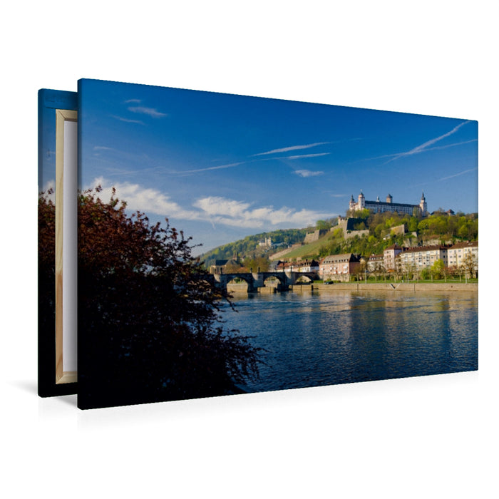 Premium Textil-Leinwand Festung Marienberg