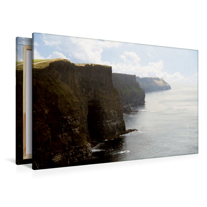 Premium Textil-Leinwand Premium Textil-Leinwand 120 cm x 80 cm quer Cliffs of Moher