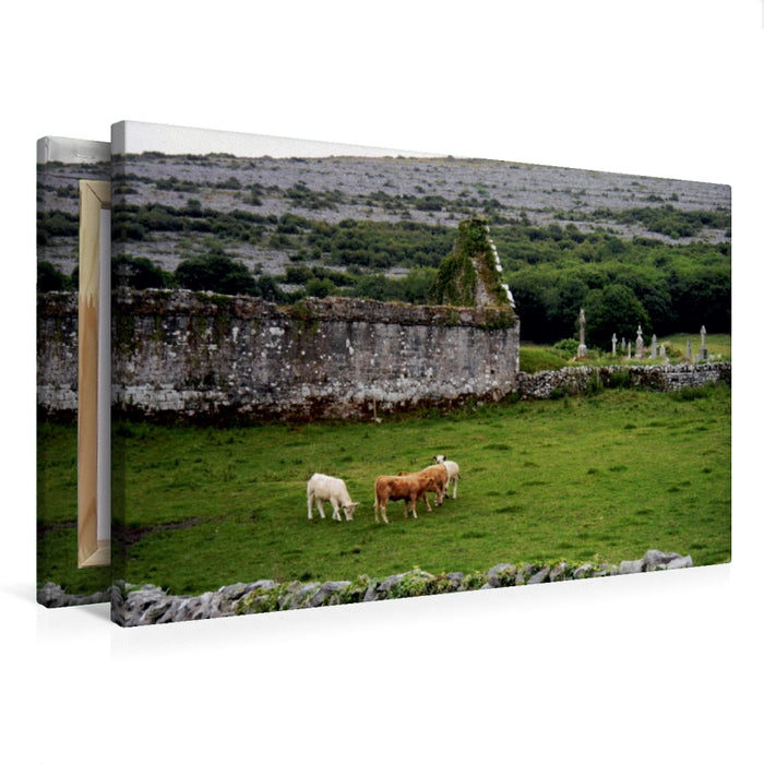 Premium Textil-Leinwand Die alte Kirche