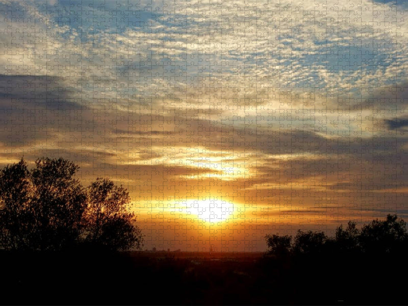 Abendglühen - CALVENDO Foto-Puzzle'
