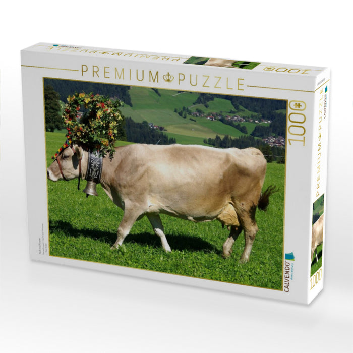 Kuh mit Krone - CALVENDO Foto-Puzzle'