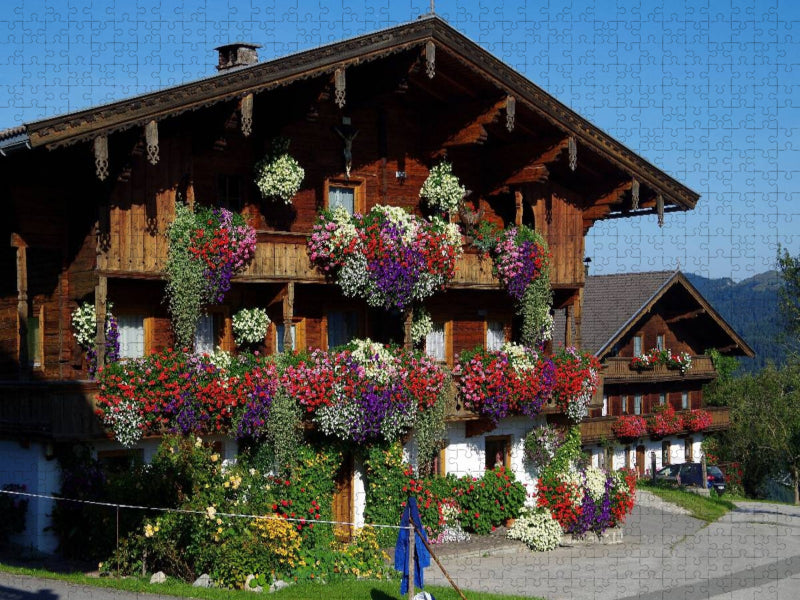 Der heimatliche Bauernhof - CALVENDO Foto-Puzzle'