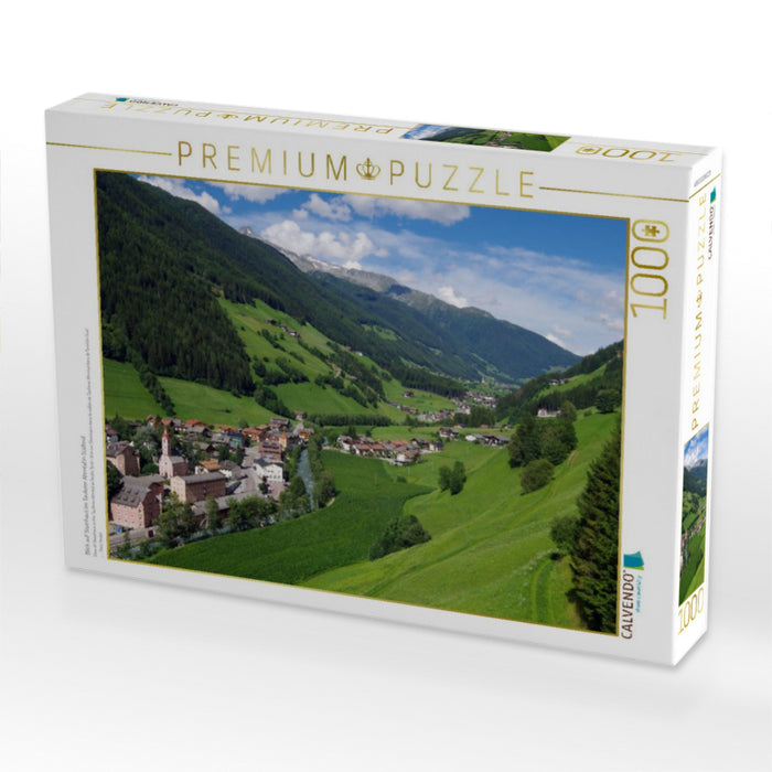 Blick auf Steinhaus im Tauferer Ahrntal in Südtirol - CALVENDO Foto-Puzzle'