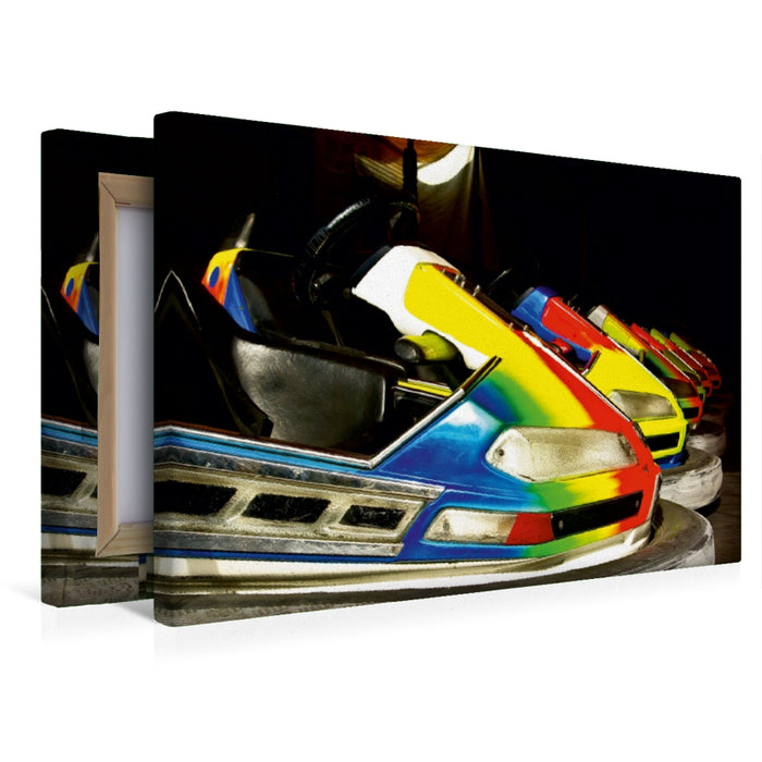 Premium Textil-Leinwand Autoscooter