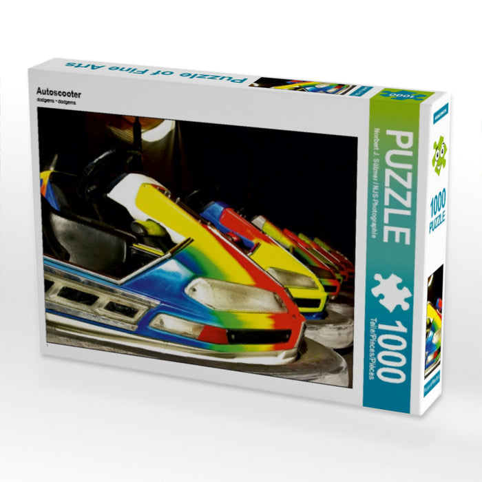 Bumper cars - CALVENDO photo puzzle 