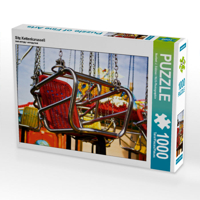 Sitz Kettenkarussell 1000 Teile Puzzle quer - CALVENDO Foto-Puzzle'