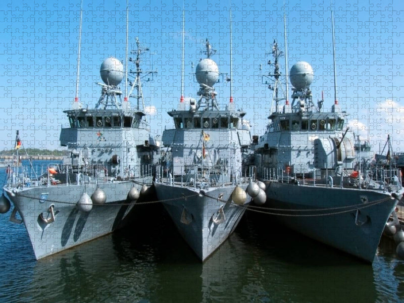 Minensuchboote der Marine - CALVENDO Foto-Puzzle'