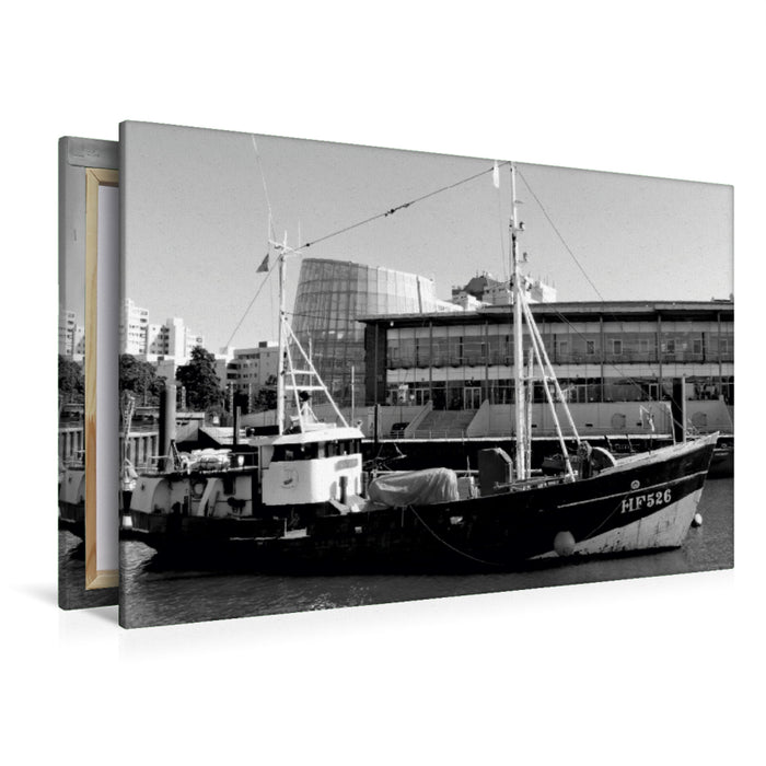 Premium Textil-Leinwand Kriegsfischkutter KFK 248