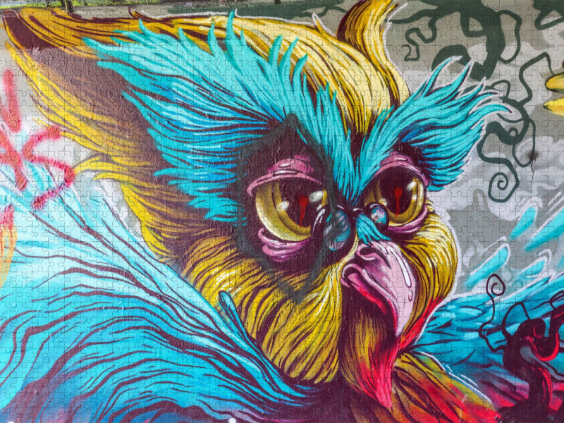 Streetart in Eindhoven, Niederlande - CALVENDO Foto-Puzzle'