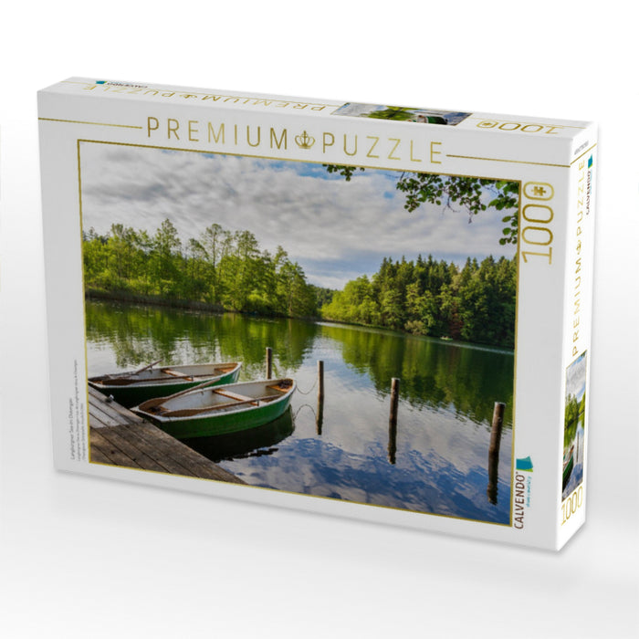 Langbürgner See im Chiemgau - CALVENDO Foto-Puzzle'