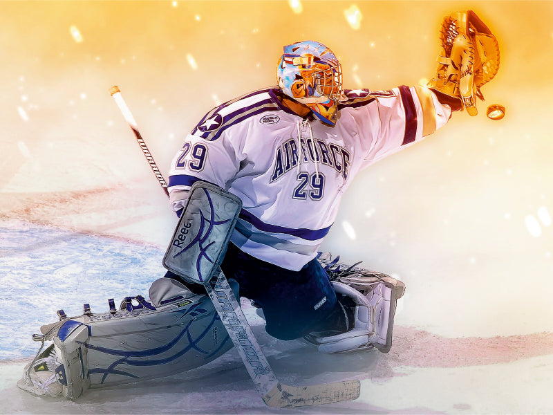 Ice Hockey - Fight - CALVENDO photo puzzle 