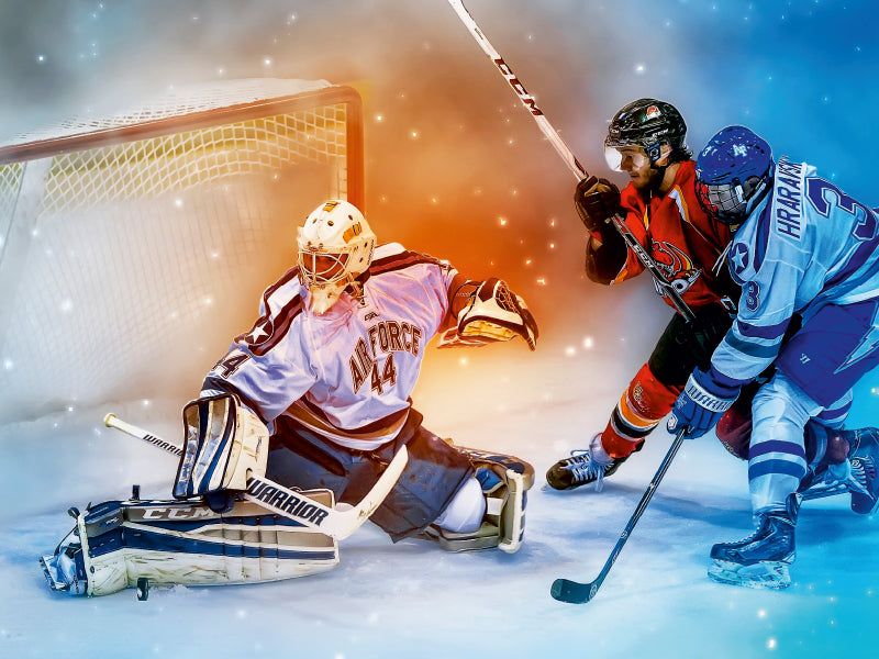Ice Hockey - Fight - CALVENDO photo puzzle 