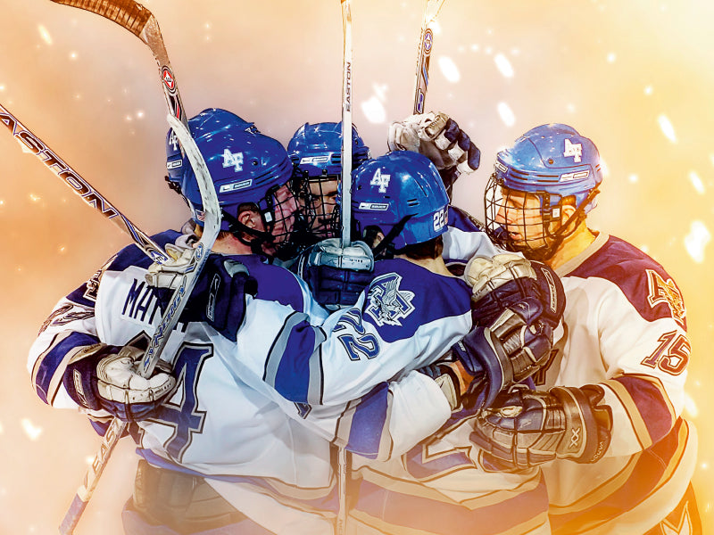 Ein Motiv aus dem Kalender Eishockey - Fight 1000 Teile Puzzle quer - CALVENDO Foto-Puzzle'