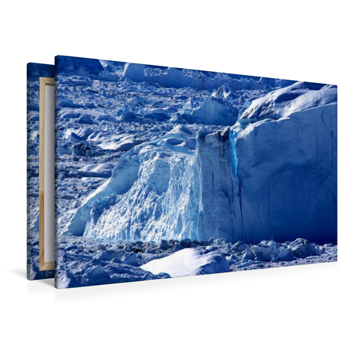 Premium Textil-Leinwand Kangia Eisfjord