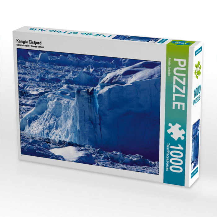 Kangia Eisfjord 1000 Teile Puzzle quer - CALVENDO Foto-Puzzle'