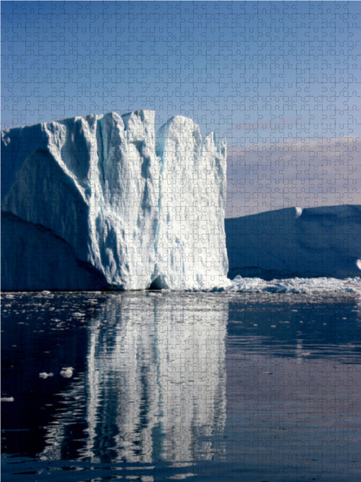 Ein Motiv aus dem Kalender Die Eisberge von Ilulissat 1000 Teile Puzzle hoch - CALVENDO Foto-Puzzle'