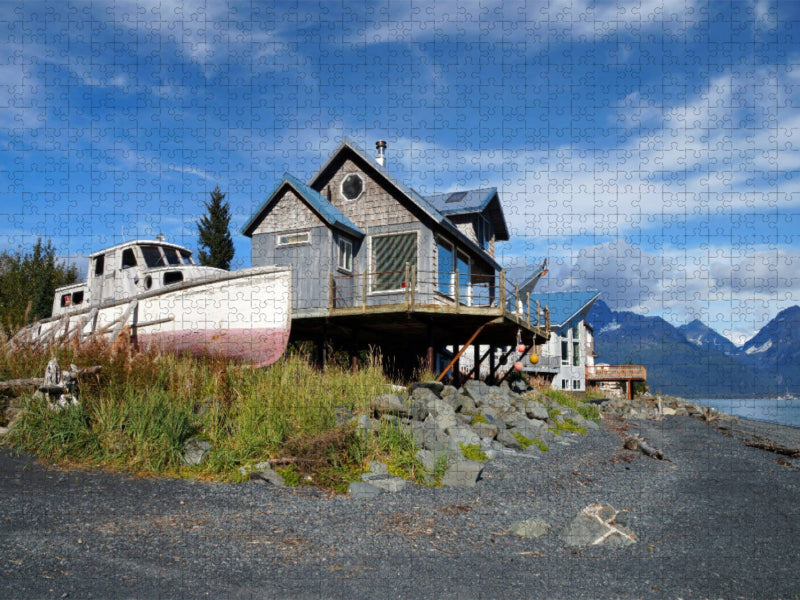 Alaskas kurzer Herbst - CALVENDO Foto-Puzzle'