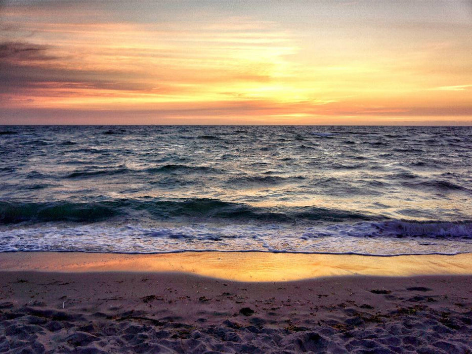 Die letzten Stunden des Tages sind die schönsten am Weststrand - CALVENDO Foto-Puzzle'