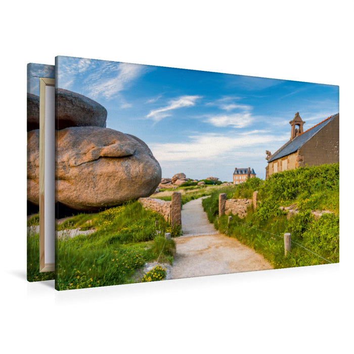 Premium Textil-Leinwand Côte de Granit Rose