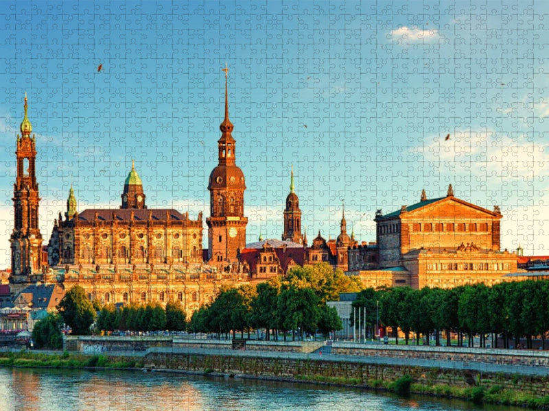 Dresdner Altstadt - CALVENDO Foto-Puzzle'