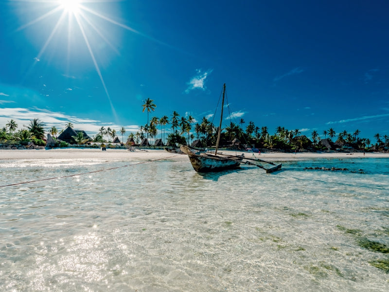 Strand von Jambiani 1000 Teile Puzzle quer - CALVENDO Foto-Puzzle'